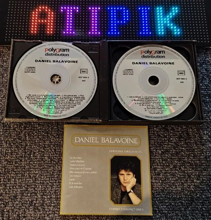 🌟 Daniel Balavoine – Dubbel CD "Versions Originales" 1988, de ultra zeldzame schat om te grijpen! 💎 – photo 3